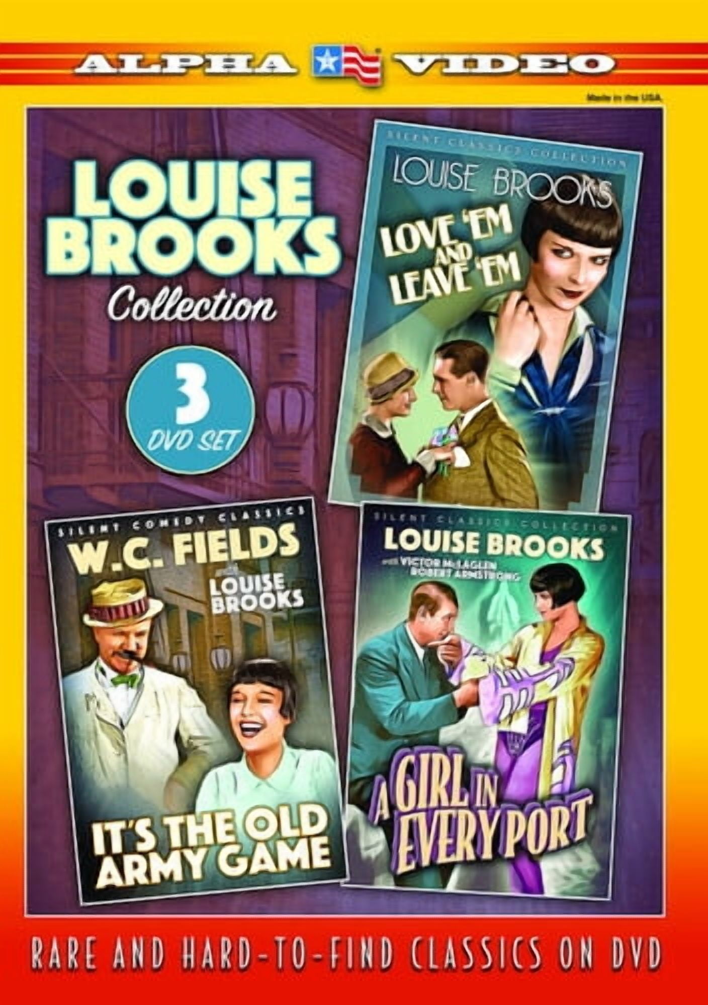 Louise Brooks Collection: It's The Old Army Game/Love 'Em And Leave 'Em/A Girl In Every Port (DVD), Alpha Video, Comedy