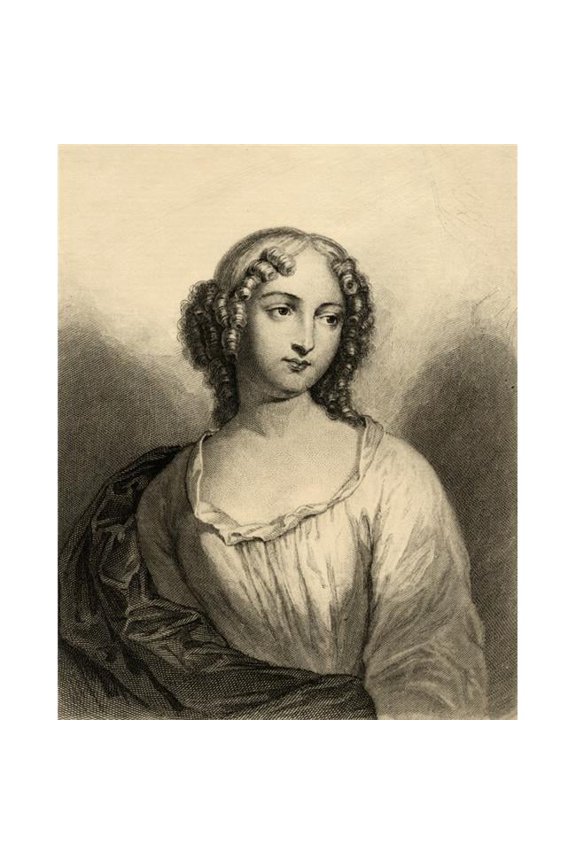 Louise De La Valliere 1644-1710 Mistress of Louis XIV of France. Photo-Etching Poster Print - 13 x 17