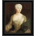 thumbnail image 1 of Louise Eleonore von Wreech 20x20 Black Ornate Wood Framed Canvas Art by Pesne, Antoine, 1 of 2