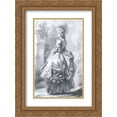 thumbnail image 1 of Louise Elisabeth Vigee Le Brun 2x Matted 20x24 Gold Ornate Framed Art Print 'Marie Antoinette walking in a garden', 1 of 2