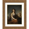 thumbnail image 1 of Louise Elisabeth Vigee Le Brun 2x Matted 20x24 Gold Ornate Framed Art Print 'Portrait of Anna Pitt as Hebe', 1 of 2