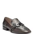 thumbnail image 1 of Louise Et Cie Everland Scale Embossed Leather Chain Detail Loafers METALLIC MLT (9.5, METALLIC MLT), 1 of 1