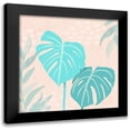 thumbnail image 1 of Louise, Gigi 12x12 Black Modern Framed Museum Art Print Titled - Tropical Leaves 3, 1 of 5