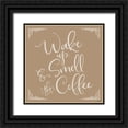 thumbnail image 1 of Louise, Gigi 12x12 Black Ornate Wood Framed with Double Matting Museum Art Print Titled - Smell The Coffee, 1 of 4