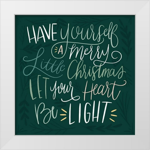 Louise, Gigi 12x12 White Modern Wood Framed Museum Art Print Titled - Be Light Color
