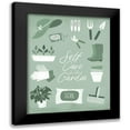 thumbnail image 1 of Louise, Gigi 12x14 Black Modern Framed Museum Art Print Titled - Self Care Garden, 1 of 5