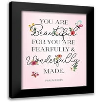 Louise, Gigi 12x14 Black Modern Framed Museum Art Print Titled - You Beautiful