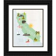 thumbnail image 1 of Louise, Gigi 12x14 Black Ornate Wood Framed with Double Matting Museum Art Print Titled - California Icons, 1 of 4