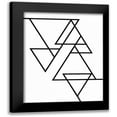 thumbnail image 1 of Louise, Gigi 15x18 Black Modern Framed Museum Art Print Titled - White Triangle, 1 of 5