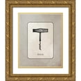 thumbnail image 1 of Louise, Gigi 15x18 Gold Ornate Wood Framed with Double Matting Museum Art Print Titled - Drink, 1 of 4
