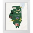 thumbnail image 1 of Louise, Gigi 15x18 White Modern Wood Framed Museum Art Print Titled - Illinois Icons, 1 of 4
