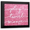 thumbnail image 1 of Louise, Gigi 20x20 Black Modern Framed Museum Art Print Titled - Play Twirl Snooze, 1 of 5