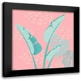 thumbnail image 1 of Louise, Gigi 20x20 Black Modern Framed Museum Art Print Titled - Tropical Leaves 2, 1 of 5