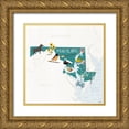thumbnail image 1 of Louise, Gigi 20x20 Gold Ornate Wood Framed with Double Matting Museum Art Print Titled - Maryland Icons, 1 of 4