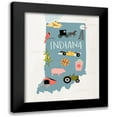 thumbnail image 1 of Louise, Gigi 20x24 Black Modern Framed Museum Art Print Titled - Indiana Icons, 1 of 5