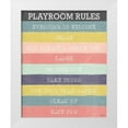 thumbnail image 1 of Louise, Gigi 20x24 White Modern Wood Framed Museum Art Print Titled - Playroom Rules, 1 of 4