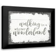 thumbnail image 1 of Louise, Gigi 24x20 Black Modern Framed Museum Art Print Titled - Winter Wonderland, 1 of 5