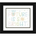 thumbnail image 1 of Louise, Gigi 24x20 Black Ornate Wood Framed with Double Matting Museum Art Print Titled - Future Bright Pastel, 1 of 4