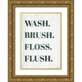thumbnail image 1 of Louise, Gigi 24x32 Gold Ornate Wood Framed with Double Matting Museum Art Print Titled - Wash Brush, 1 of 4