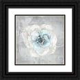 thumbnail image 1 of Louise, Gigi 26x26 Black Ornate Wood Framed with Double Matting Museum Art Print Titled - White Flower, 1 of 4