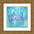 thumbnail image 1 of Louise, Gigi 26x26 Gold Ornate Wood Framed with Double Matting Museum Art Print Titled - Wish Mermaid, 1 of 4