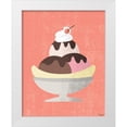 thumbnail image 1 of Louise, Gigi 26x32 White Modern Wood Framed Museum Art Print Titled - Banana Split, 1 of 4