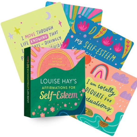 Pre-Owned Louise Hay's Affirmations for Self-Esteem : A 12-Card Deck for Loving Yourself (Cards)