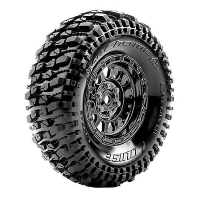 Jante LOUISE CR-CHAMP 1.9 Supersoft Noir Pour TRAXXAS TRX4/TRX6 - Référence LOUT3231VB