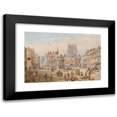 thumbnail image 1 of Louise Rayner 14x11 Black Modern Framed Museum Art Print Titled - Market Cross, 1 of 5