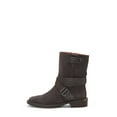 thumbnail image 1 of Louise et Cie Tandy Moto Round Toe Block Heel Ankle Boots BURNT TAWNY Mid Calf (STORM GREY, 7), 1 of 5