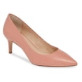 thumbnail image 1 of Louise et Cie Women's Jordyna pointy-toe pump Rosina Pink Leather Mid Heel Pumps (9.5, Pink), 1 of 3