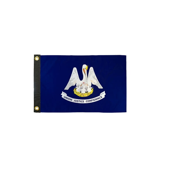 Louisiana 12x18in Boat Flag