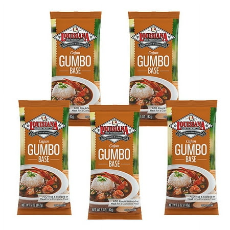 Louisiana Fish Fry Cajun Gumbo Base 5 oz - 5 Pack