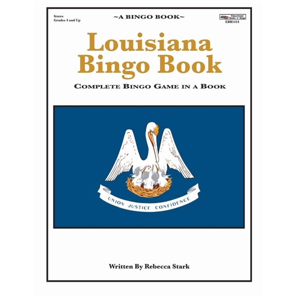 Louisiana Bingo Book: Complete Bingo Game In A Book (Bingo Books)