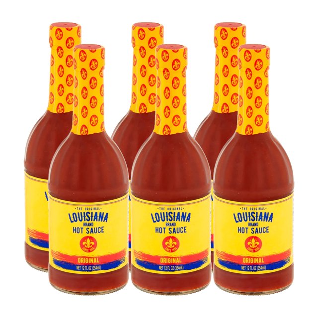 Louisiana Brand Hot Sauce, Original Hot Sauce 12 Ounce (Pack of 6