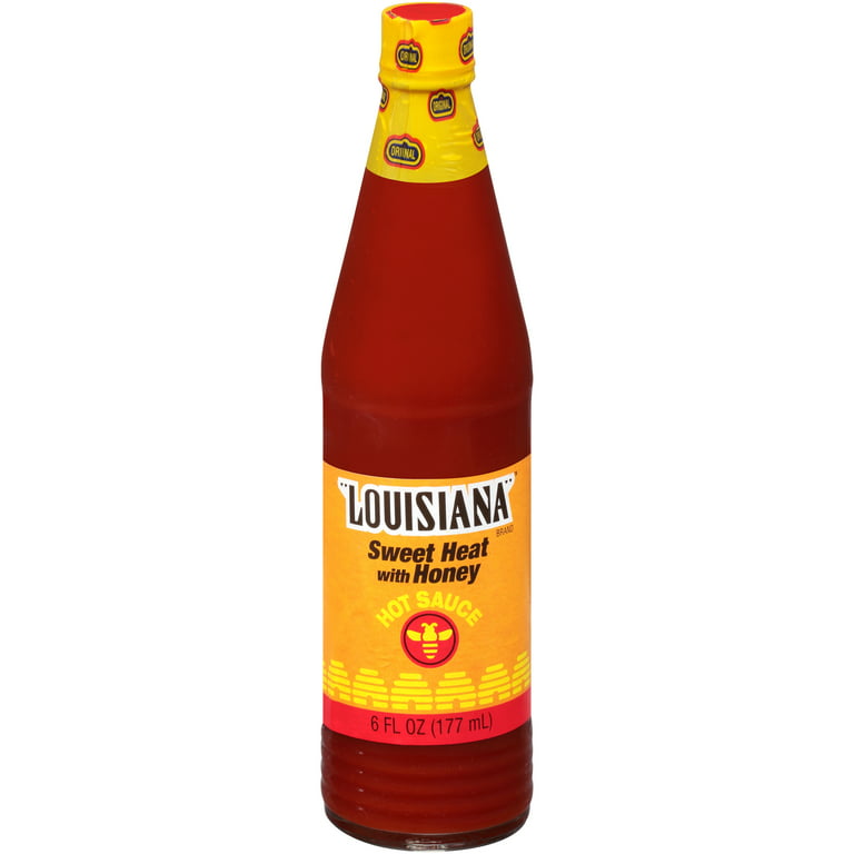  Louisiana Brand 317825 Sweet Heat Honey Hot Sauce, 6 oz - Pack  of 12 : Grocery & Gourmet Food