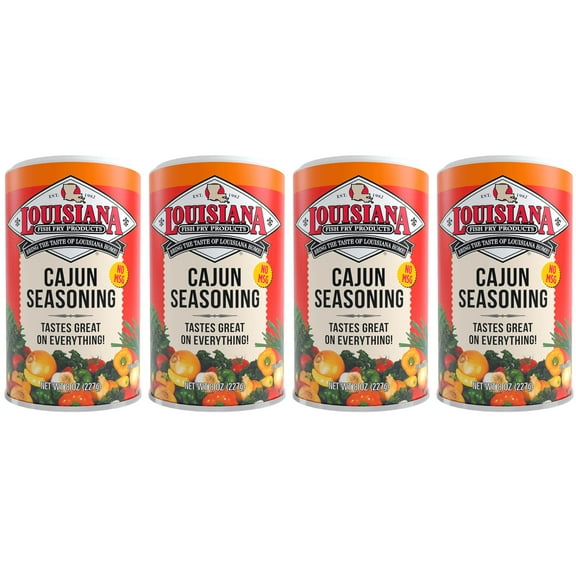 Louisiana Cajun Seasoning, 8 Oz, (Pack Of 4)