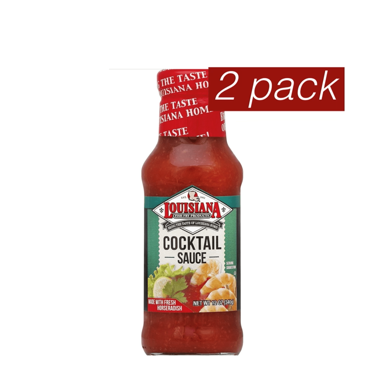 Louisiana Cocktail Sauce, 12 Oz (2 PACK)