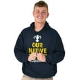thumbnail image 1 of Louisiana Crawfish Fleur De Lis Funny Unisex Plus Fleece Graphic Hoodie Brisco Brands 3X, 1 of 4