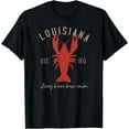 thumbnail image 1 of Louisiana Crawfish T Shirt Laissez le bon temps rouler T-Shirt, 1 of 3