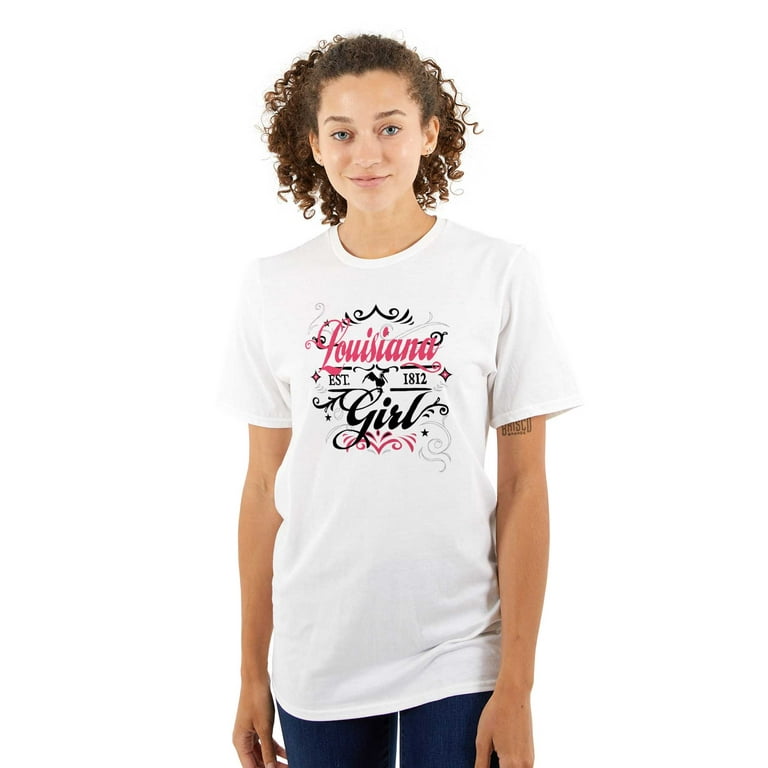 Louisiana Fancy Feminine Filagree Women's Graphic T Shirt Tees Brisco  Brands 5X