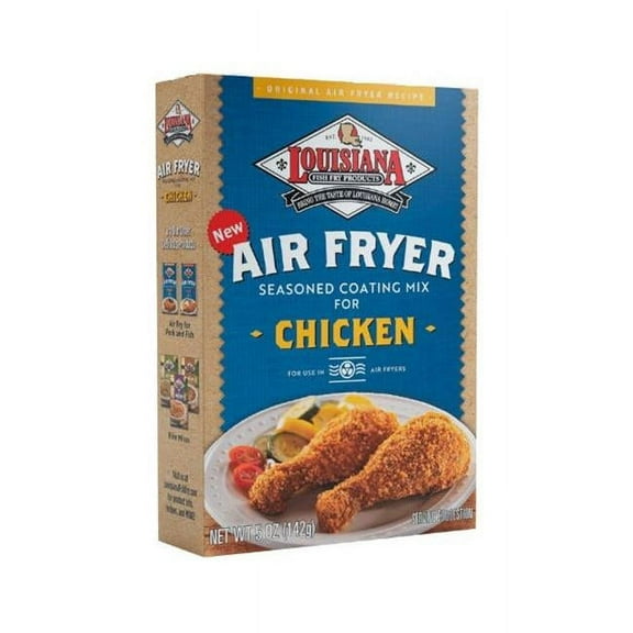 Louisiana Fish Fry  5 oz Air Fryer Chicken Seasoned Coating Mix - Pack of 6