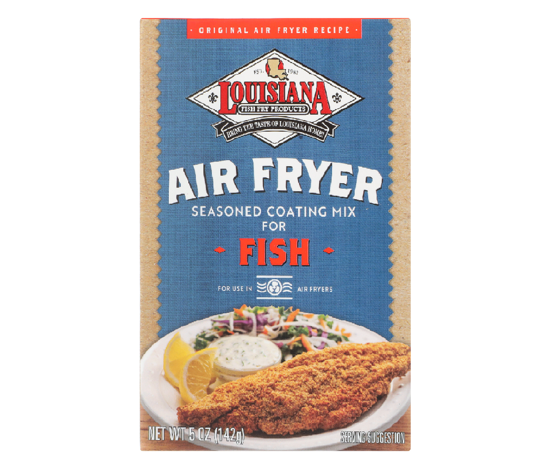 Louisiana Fish Fry Air Fryer Fish Coating Mix, 5 oz Pack of 6 - Walmart.com