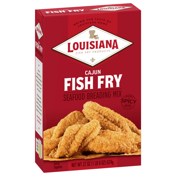 Louisiana Fish Fry Breading Fry Box Cajun 22 oz (Pack Of 6) - Walmart.com