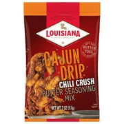 Louisiana Fish Fry Cajun Drip Chili Crush Butter Seasoning Mix, 2 oz Bag