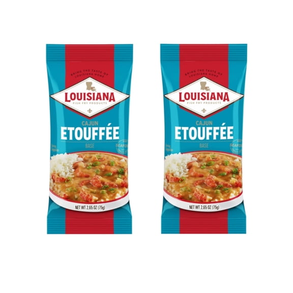 Louisiana Fish Fry Cajun Etouffee Base Mix, 2.65 Oz (2 Pack)