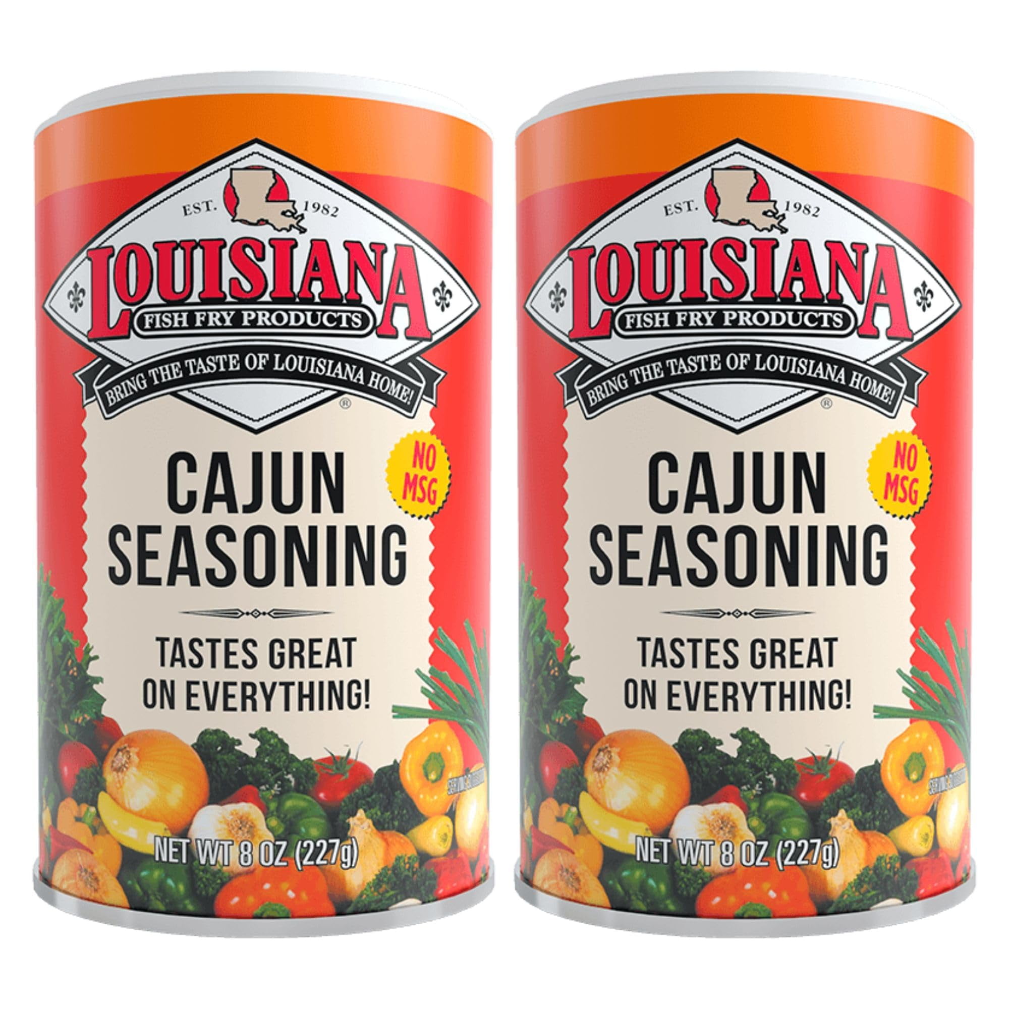 Louisiana Fish Fry Cajun JD28 Seasoning 8 Oz (2 Pack)