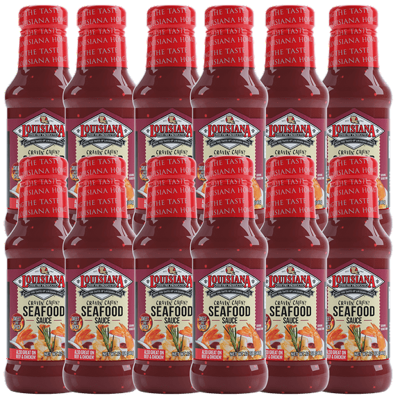 Louisiana Fish Fry Cajun Seafood Sauce 12 oz Pack of 12