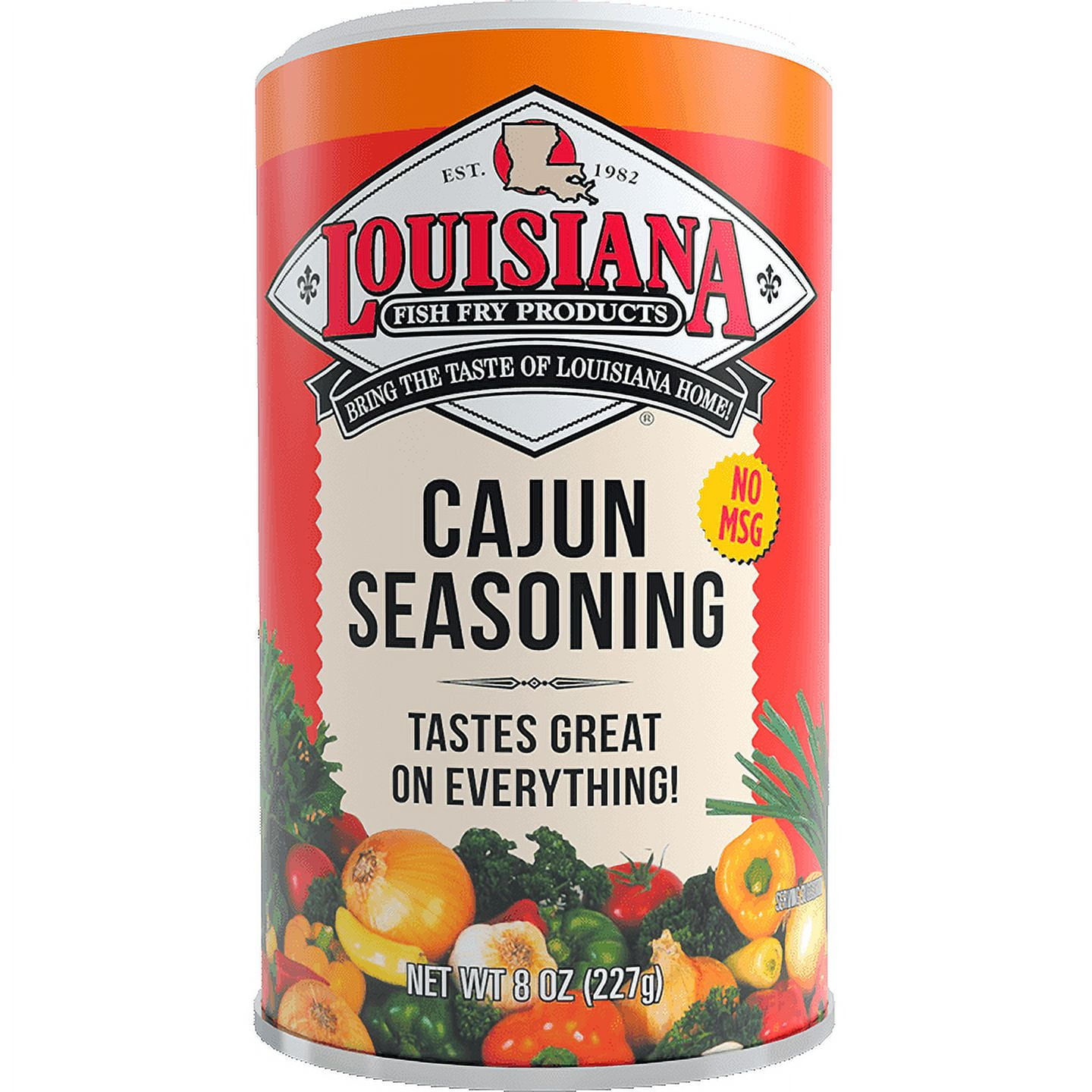 Louisiana Fish Fry Cajun Seasoning 8 oz - Pack of 1