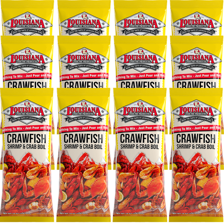 Louisiana Fish Fry Crawfish Crab & Shrimp Boil 16 oz - Pack of 12
